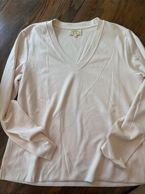 SAS Women's Blush V-Neck Long Sleeve Tee